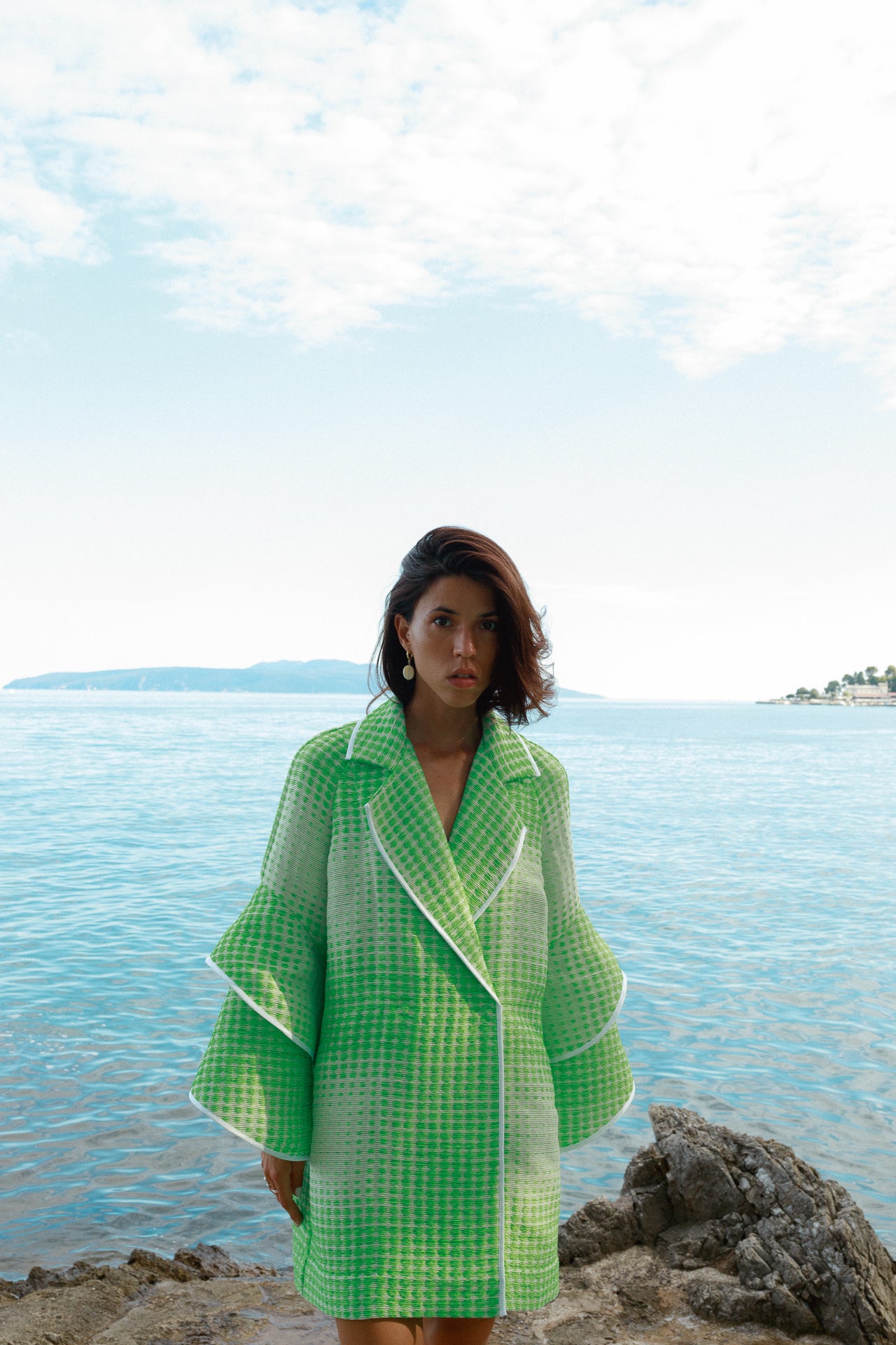 EMMA green coat