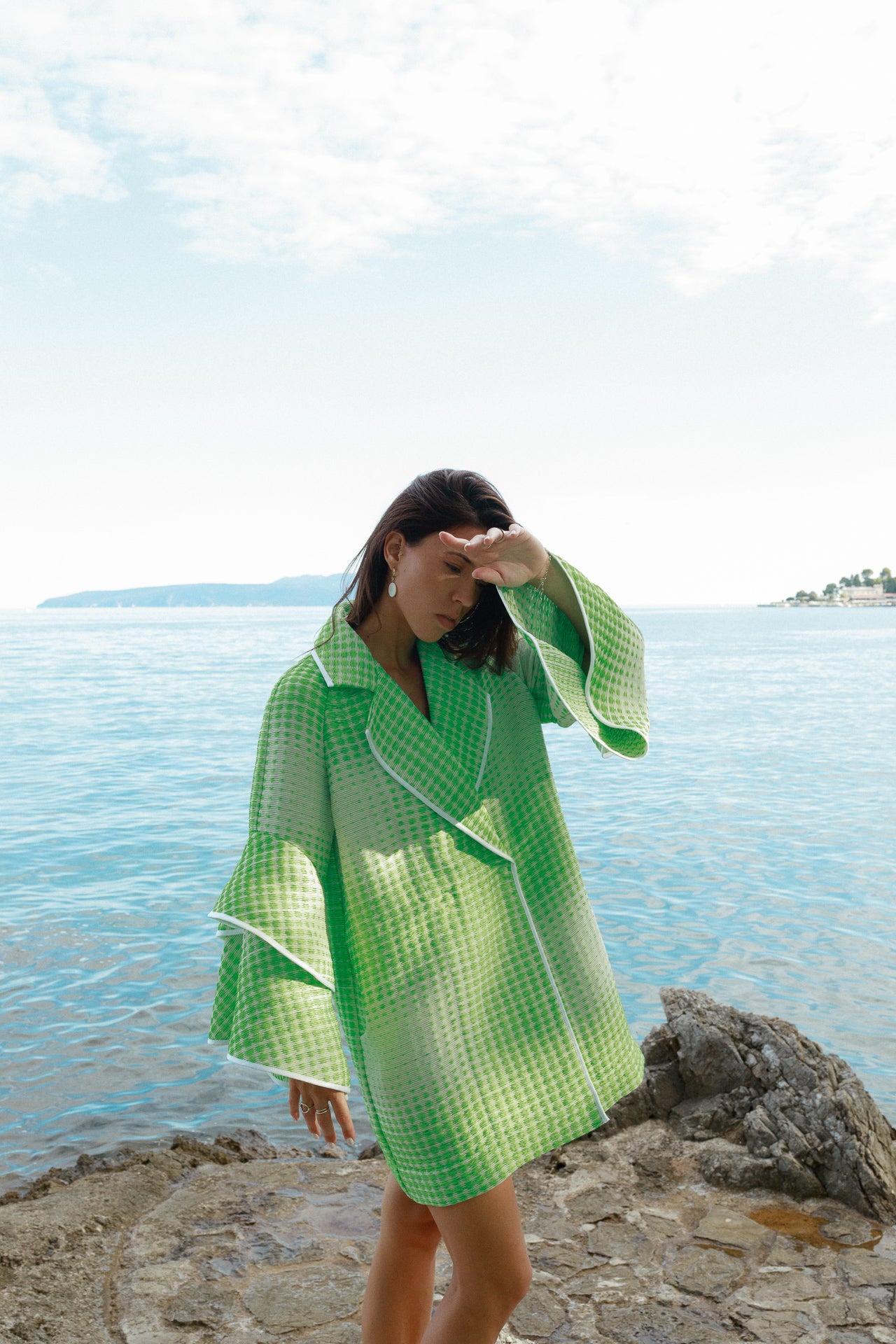 EMMA green coat