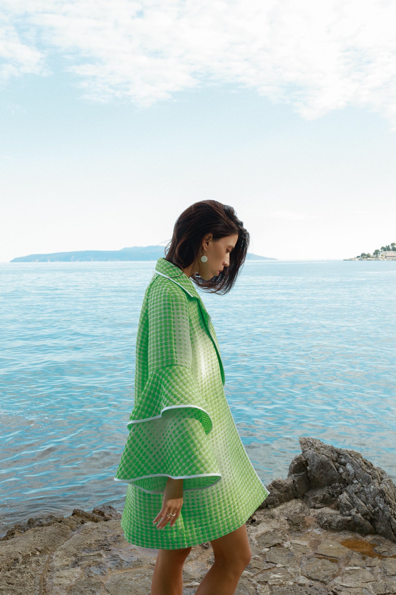 EMMA green coat