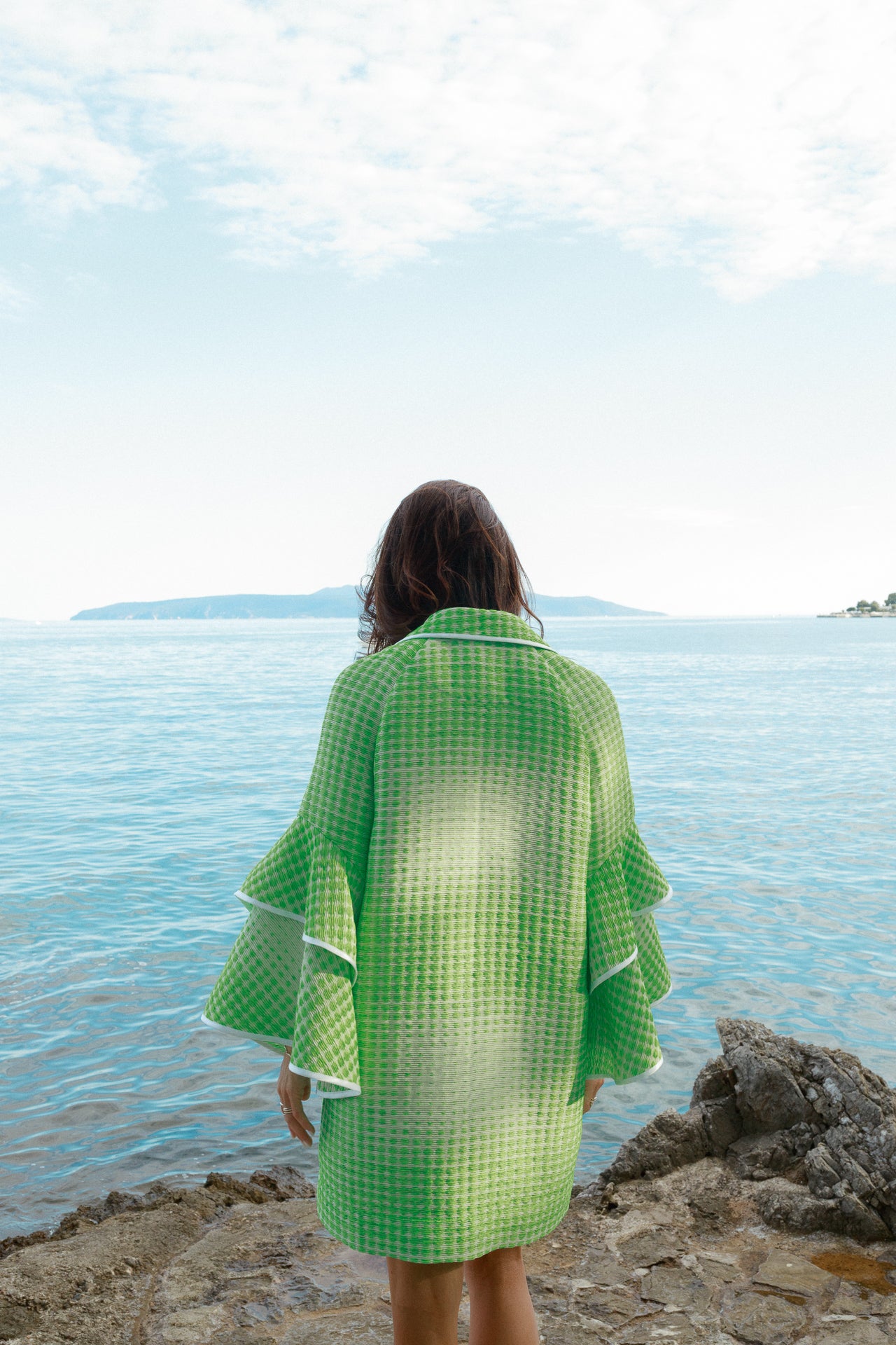 EMMA green coat