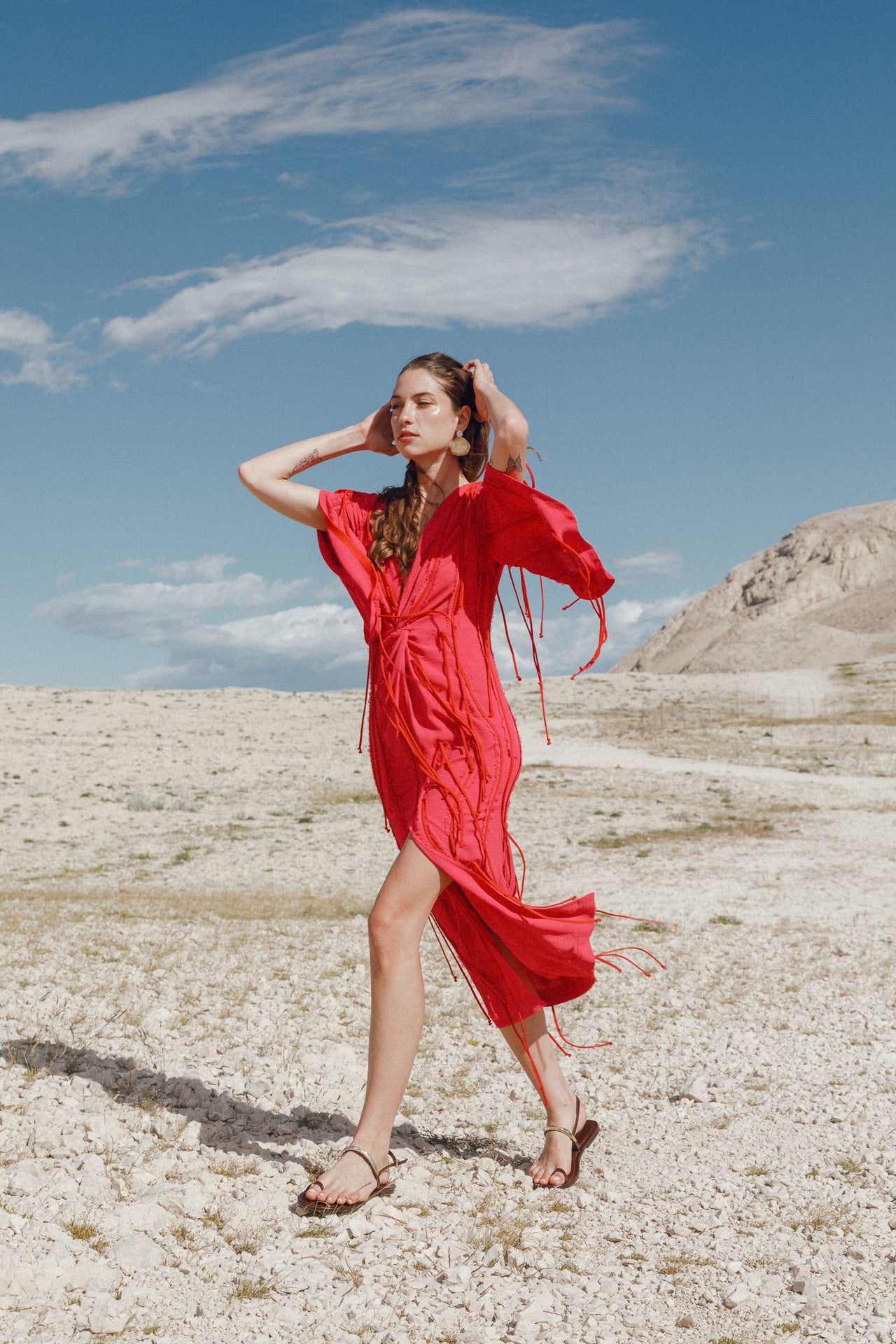 *DESERT ROSE Fuchsia Dress