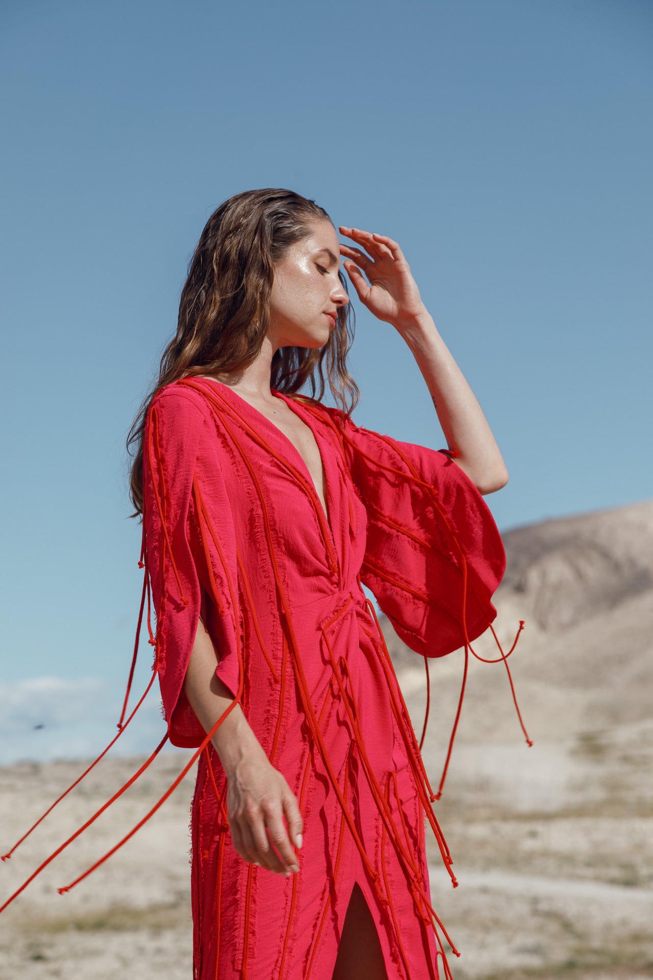 *DESERT ROSE Fuchsia Dress