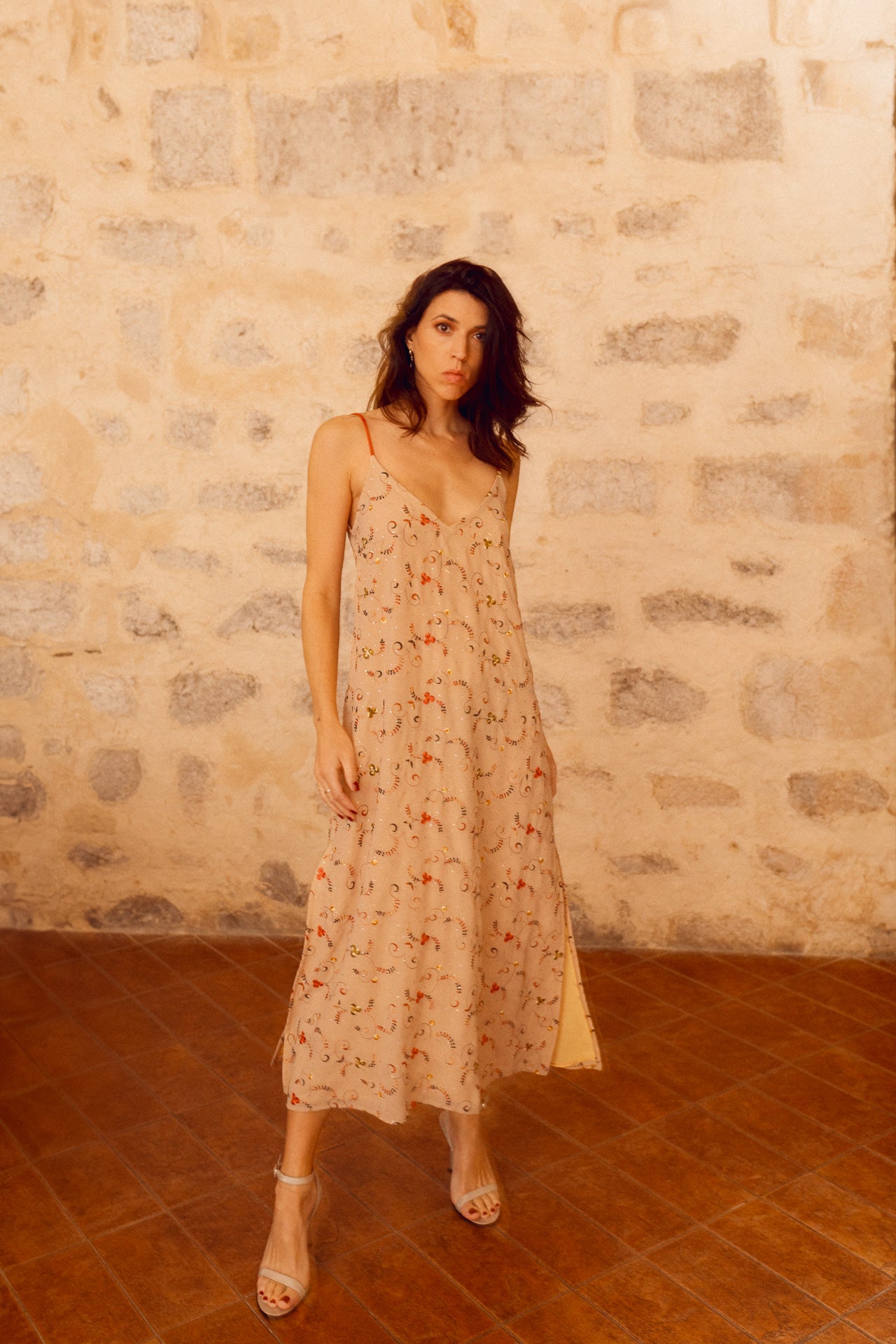 NALA Soft Beige Dress
