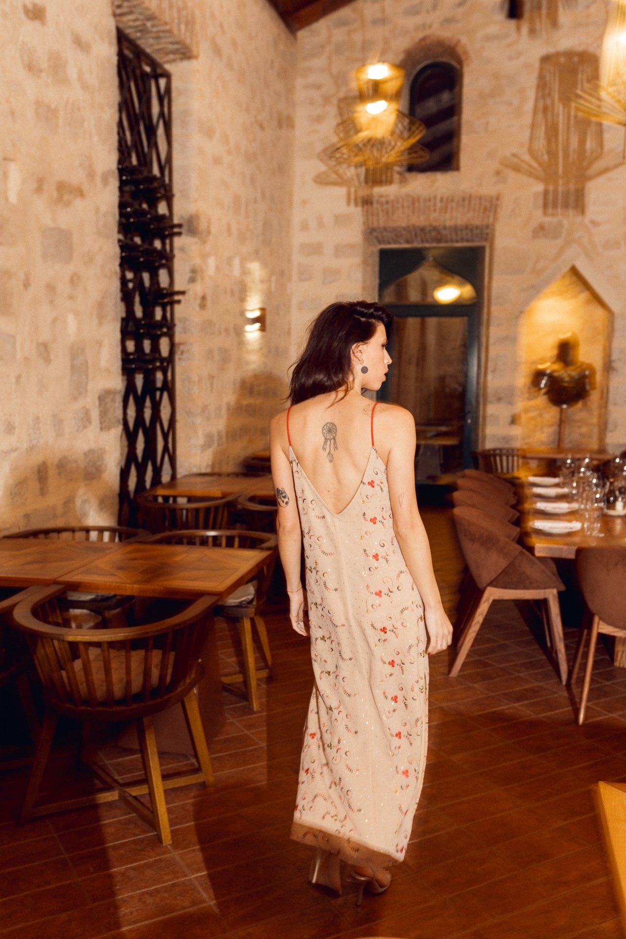 NALA Soft Beige Dress