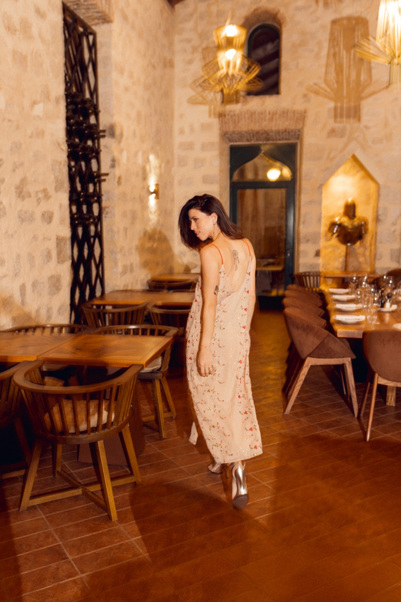 NALA Soft Beige Dress